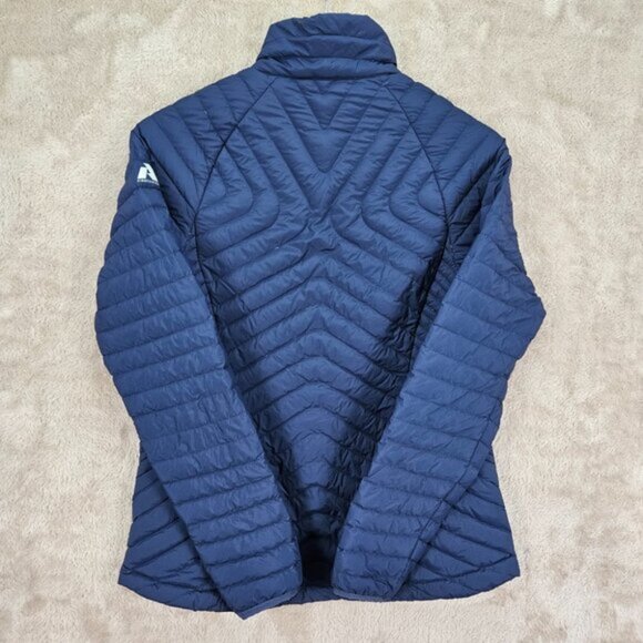 Eddie Bauer StormDown 800 First Ascent Blue Puffer Jacket Packable Womens Size S - Picture 2 of 10